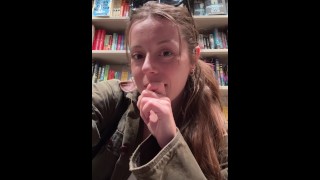 Trying Not To Cum In The Bookstore While Hunting For Smut 💦😈