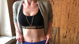 Step Sister Sucked My Dick And Made Fuck Her Hard until She Cums - Russian with Dialogue